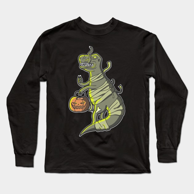 mummy t rex Long Sleeve T-Shirt by ArtStopCreative